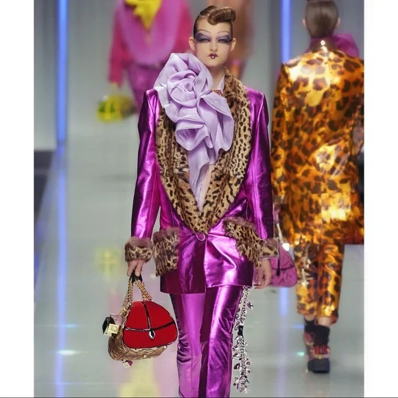 Christian Dior Vintage Silver Crystal Embellished Logo ID Gambler Charm Bracelet - Picture 10 of 16